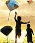 Toys+ Skydiver Parachute Men Party Pack, 10 Piece Tangle Free (Colors and Styles May Vary) for Kids