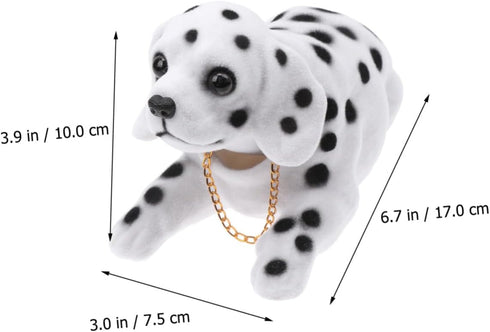 Car Adornment Dashboard Decorations, Puppy Car Dashboard Bobblehead Statues for Car, Shaking Head Toy Playset
