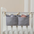 Yxinjy Bedside Hanging Bags Milk Bottle Bib-Storage Crib Organizer Baby Nappy-Dormitory Bed-Bunk Organizing Bag Nappy