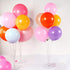 4 Sets of Reusable Balloon Stand Kits, Clear Balloon Stand with Base for Birthday Party Baby Shower Wedding Decoration