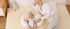 Nursing Pillow Cover, Plush Dot Breastfeeding Pillow Cases Slipcover Pillow Sham (Beige)