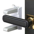 QL-LINRUN No-Drill Door Lever Lock Child Proof, Heavy Duty Adhesive Pet Safety Gate for Toddlers, Baby Proofing No