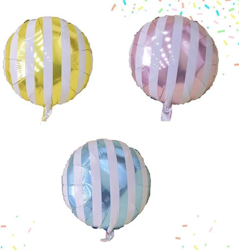 6PCS Big Donut Foil Balloons, Large Mylar Doughnut Balloons for Birthday Party Wedding Decoration Baby Shower