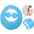 Srliya Baby Shower Shampoo Bath Cover Soft Adjustable Visor Hat for Toddlers Silicone Hair Sun Ear for Kids (Blue)