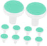 HAKIDZEL 10Pcs Trimmer Nail Grinding Heads Replacement Pads Electric Nail Accessories for Nail Care of Newborns