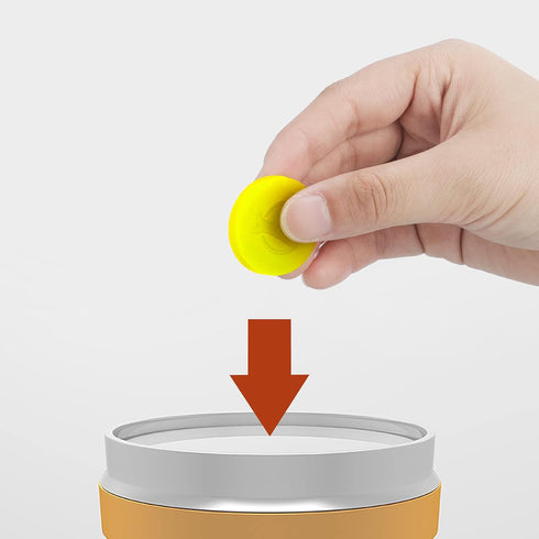 12 Pieces Diaper Pail Deodorizers, Baby Diaper Deodorizing Disc, Keep Diaper Pails Smelling Fresh, Yellow