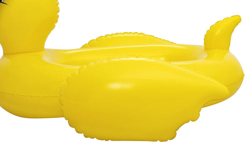 Inflatable Duck Baby Float with Speakers - Yellow Fun for Kids