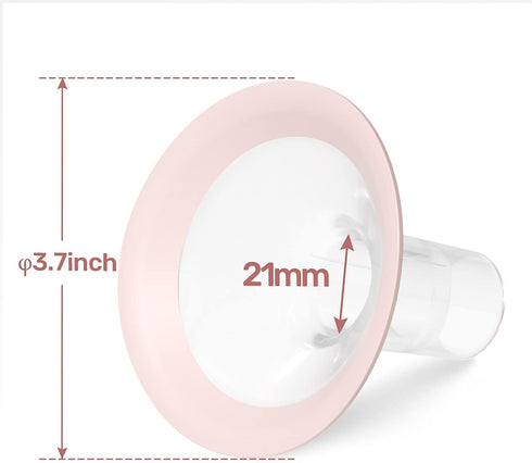 21mm 8780/8782/8100/8102/8122/8116/8128/8129, 2 (21mm NCVI Replacement Flanges Compatible with Breast Pump Accessories