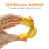 3 Baby Teether with Easy-Hold Handle, Silicone, BPA-Free, Soothe Sore Gums, Textured for Sensory Development, Teethable