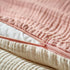 Generic 3-Piece Set 27.5x52 Crib Bedding Pale Pink/Beige, Soft Cotton Duvet Cover, Pillowcase & Fitted Sheet