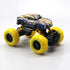 Pull Back Toy Trucks for Boys, Alloy Educational Monster Cars for Toddlers, Inertia Car Toy (Yellow)