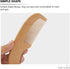 Set 2 Abaodam Hair Washing Brush and Scalp Massage Comb for Newborns with Soft Wool Bristles and Wooden Handle
