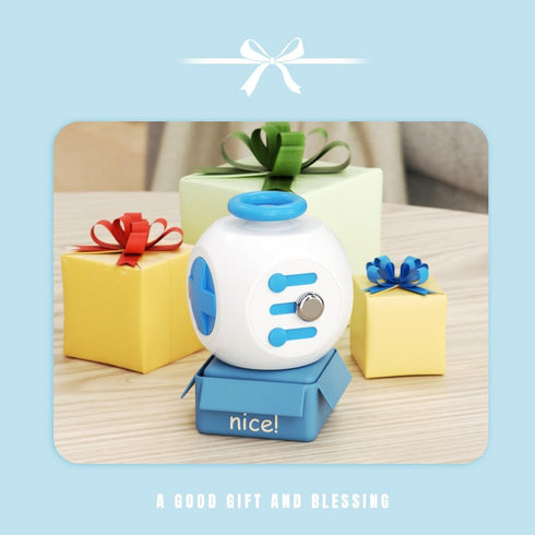 Evnojy Fidget Toys Fidget Blocks Fidget Pads Stress Fidget Block Twisty Fidget Toy Cube Anxiety Toy Infinite Cube
