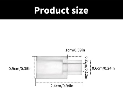 HYROOY Breast Pumps Connector Tubing Adapter Wearable Breast Pumps Silicone Connector Breast Pumps Replacement