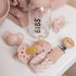 Sand/Vanilla Pacifier Clip for Babies