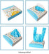 200 Count Disposable Diaper Bags with Easy-Tie Tabs, Degradable Diaper Trash Bags or Pet Waste Bags, With Cute Pattern