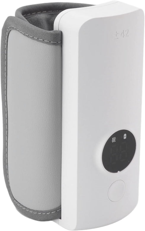 Milk Bottle Thermal Bag, ABS PU Insulated USB Charging Portable Baby Nursing Tool with Spring Temperature Control Head