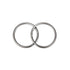 TOPIND 3" Large Size Aluminium Baby Sling Rings for Baby Carriers & Slings of 2 pcs (Grey)