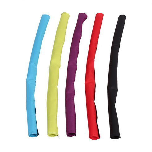 Baby Pushchair Stroller Handle Bar Cover (Pack of 2) Dust-proof Handle Sleeve for Infant Toddler Pram (Red)