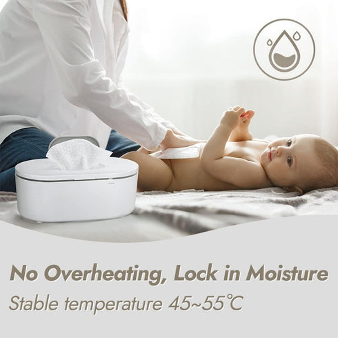 Innovative Baby Wipe Warmer & Dispenser - Large Capacity
