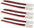 3Pairs Tamiya Battery Connectors Male & Female 14awg 10cm for RC Car Lipo Battery Charging