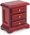 Miniature Bedside 1:12 Furniture Dollhouse Nightstand Bedroom Drawer Cabinet Model Accessories Mini