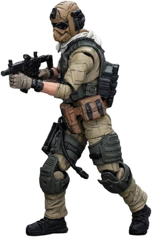 JOYTOY 1/18 Action Figures U.S. Army Delta Assault Squad Machine Gunner Collection Models