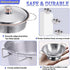 Kids Mini Cooking Toys Set - 11Pcs Pretend Play Kitchen Accessories with Stainless Steel Pots, Pans, and Utensils