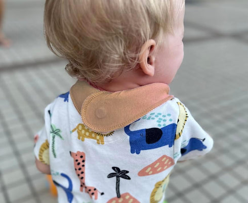 Blue Wren Baby Bandana Drool Bib 5-Pack with MAGNETIC Closure - Safe, Easy, Chic Teething Bib for Unisex
