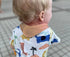 Blue Wren Baby Bandana Drool Bib 5-Pack with MAGNETIC Closure - Safe, Easy, Chic Teething Bib for Unisex