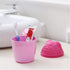 Digood (6 6 Waterfall Rinser Shampoo Cup with Animal Handle for Kids Months - Years), Pink