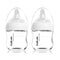 Gulicola Small Glass Baby Bottle for Newborn Breastfeeding Babies, Preemie & Extra