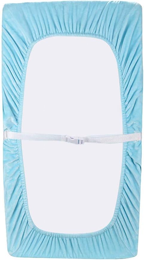 JAHbaby 1 Blue Oceanic Fish & Turtle Nursery Diaper Changing Table Cover PCs Blue (Diaper Changing Table Cover)