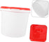 PRETYZOOM Refillable Wipe Dispenser Bucket for Travel Lightweight Plastic Container for Diapers and Wipes Portable
