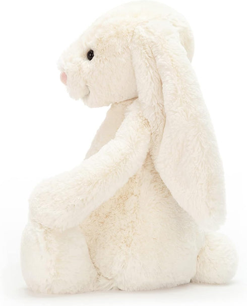 Jellycat Bashful Cream Bunny Stuffed Animal - Large 14 inches, Classic Children's Gift