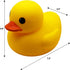 Happy Trees Duck Bath Toy, Large Rubber Duck Squeak for Baby Shower, 7 Inches