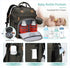 Backpack, Backpack DERJUNSTAR Diaper Bag Large Baby Bag with Changing Pad, Thick Padded Back & Straps, Laptop