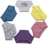 Baby Whitney 6 Pack Baby Doll Toy Fabric Diapers, Pastels