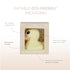 HEVEA Kawan Mini Rubber Duck - 100% Natural Rubber Baby Bath Toy - Eco Friendly, Mold Free, Teething, Bathing - Eggnog