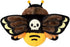 Squishable 9 - Mini Death's - Head Hawkmoth - Spooky Collection - in - Soft Toy Collectible Stuffed Animal