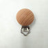 10pcs Natural Beech Wood Pacifier Clips Teething Grasping Toy Suspender Clips for DIY Baby Teether Toys (3.5cm/10pcs)