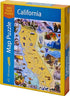 California Map Jigsaw Puzzle - 1000 Piece - Map of The State of California with Beautifully Illustrated Artwork Made in The USA with Recycled Materials