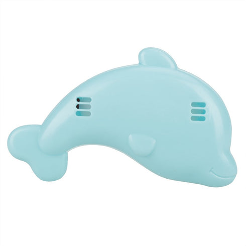 Cute Dolphin Bath Thermometer, Materials,Water Temperature, Indoor Temperature Measurement for Safe Baby Bathing (Blue