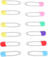 Xinsheinelry 12 Pcs Colors Locking Baby Cloth Nappy Diaper Craft Pins