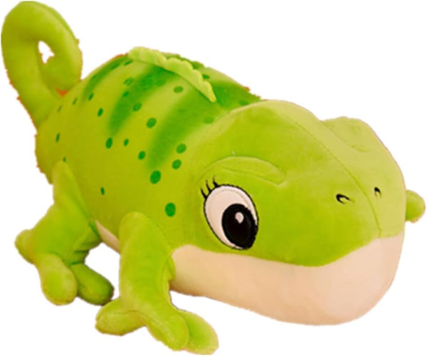 Cute Chameleon Stuffed Animal, 11.8 Inches Green Plush Doll Toy for Kids