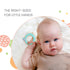Lulyboo Baby Silicone Sensory Teething Sheep, Easy to Grip, Self Soothing Pain Relief for 0-12 Months (Aqua)