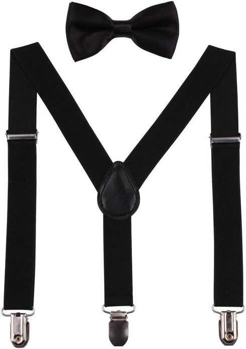 Baby Boys' First Birthday High Chair Banner with Blue Glitter Crown & Suspenders