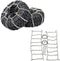 2Pcs Metal Snow Anti-Slip Tires, Steel Chain for 1/10 RC Rock Crawler TRX-4 TRX4 Axial SCX10