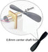 skrnrhrery 0.8MM 46/42/37/MM (37mm) mini Propeller, Suitable for RC Aircraft Special Nylon Props Central axis Blade