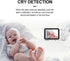 Winnes 2.8'' 2.4 2X/4X,No Screen,6 Baby Monitor with Camera LCD Screen Video Baby Monitor GHz Temperature Sensor VOX